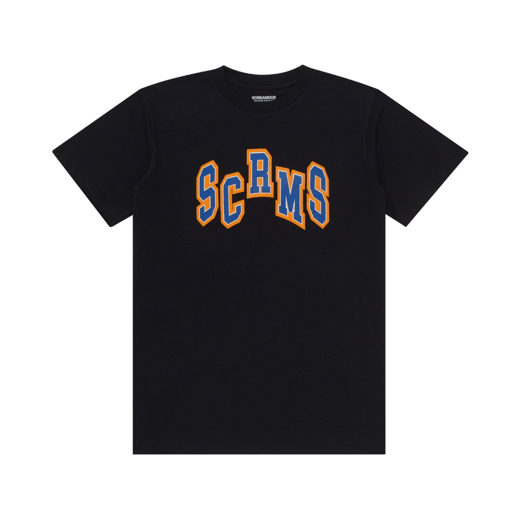 Jual Screamous Kaos T-Shirt VARSTY BLACK | Shopee Indonesia