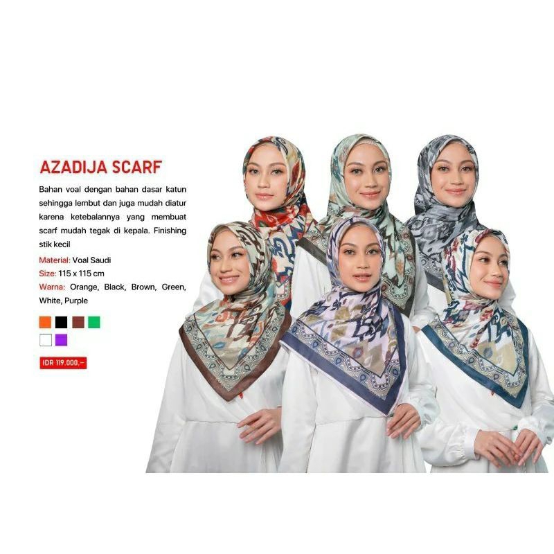 SALE SCARF ZOYA MOTIF TAHUN 2023