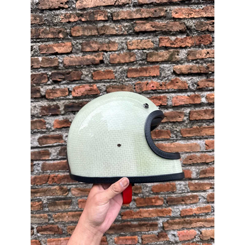 Jual HELM KUSTOM MINI GRINGO MODEL RAW | Shopee Indonesia