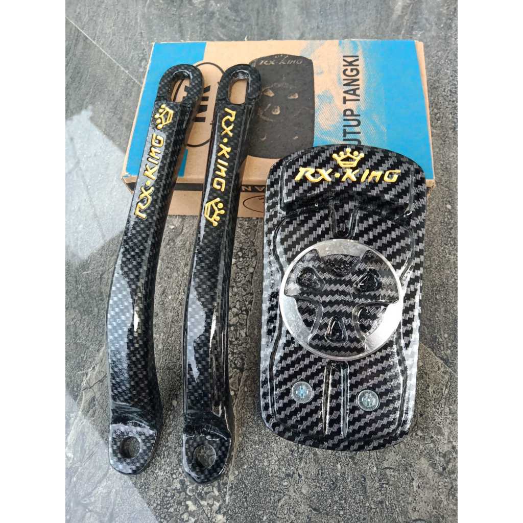 Jual tutup tangki rx king karbon + behel samping rx king karbon ...