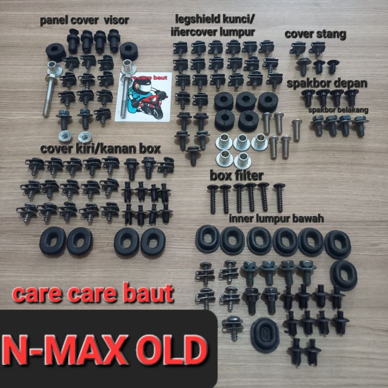 Jual Baut Body Full Set Yamaha N Max Old Baut Lengkap Motor Nmax Old Full Body Shopee Indonesia