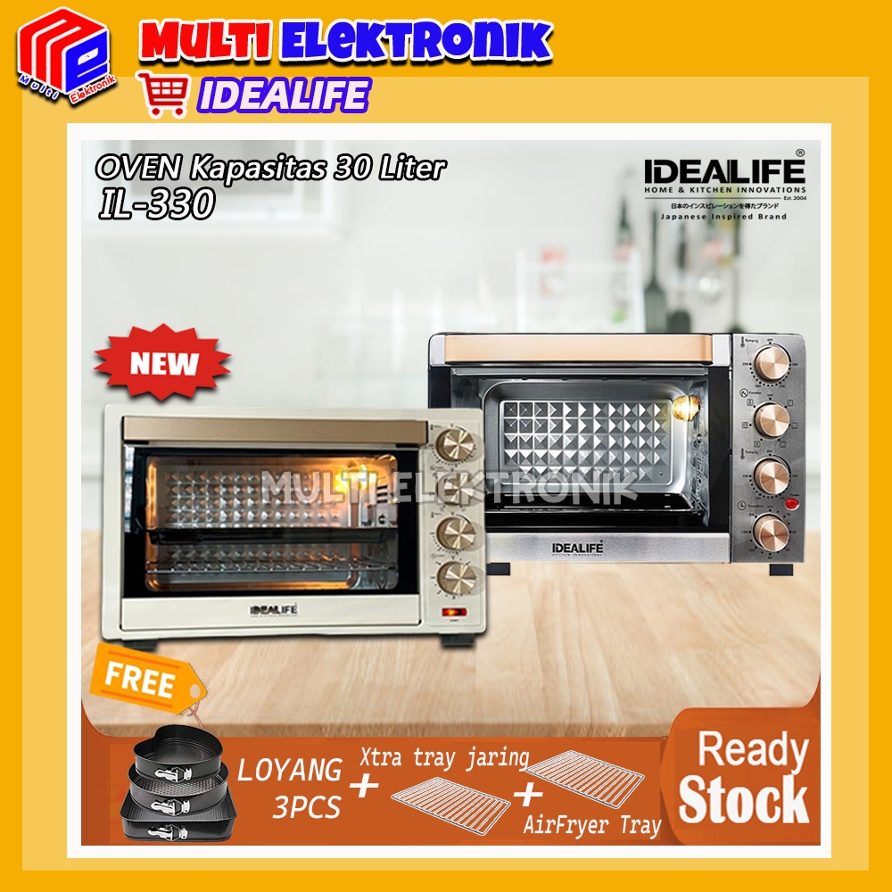 Jual Oven Listrik Idealife Low Watt Kapasitas 30 Liter IL-330 / IL330 ...