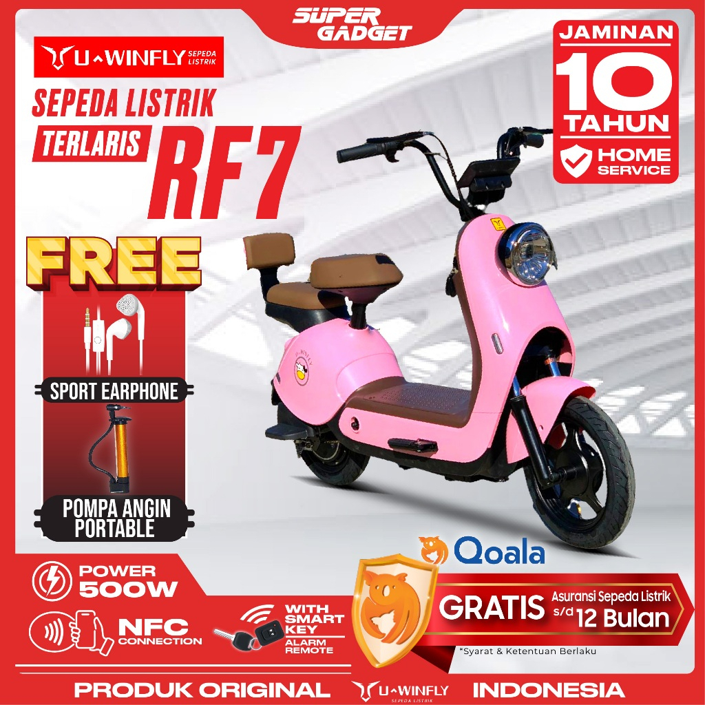 Jual Uwinfly Sepeda Listrik Rf Rf Redfish E Bike Garansi Resmi