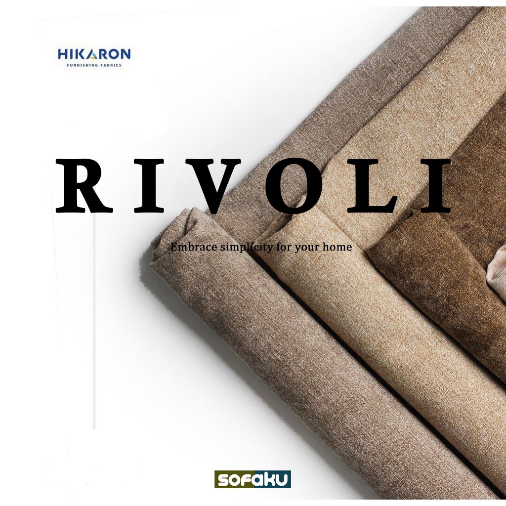 Jual RIVOLI Hikaron Bahan Kain Rivoli Fabric Jahit Interior Sofa Kain Hikaron Rivoli