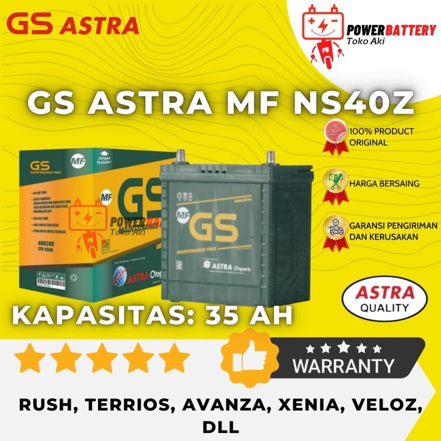Jual Aki Mobil GS Astra MF Rush Terios Avanza Xenia Veloz Luxio Carry