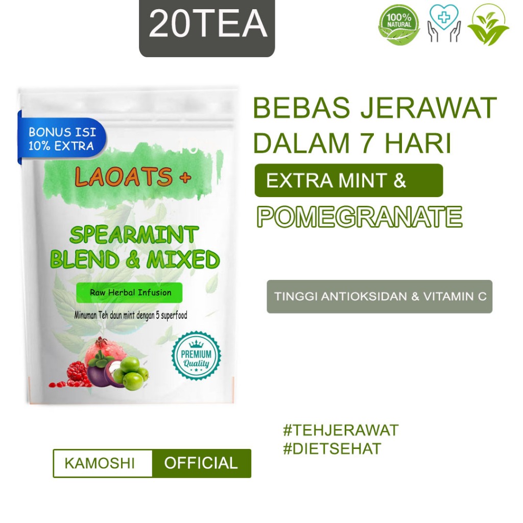 Jual Spearmint Tea Spearmint Tea Raw Herbal Sparemint Tea Untuk Jerawat