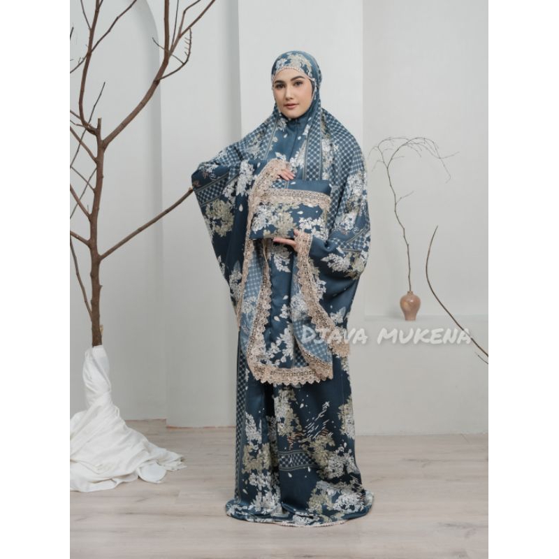 Jual Djava - Mukena Dewasa Premium silk daily 2in1 Set Tas Cantik ...
