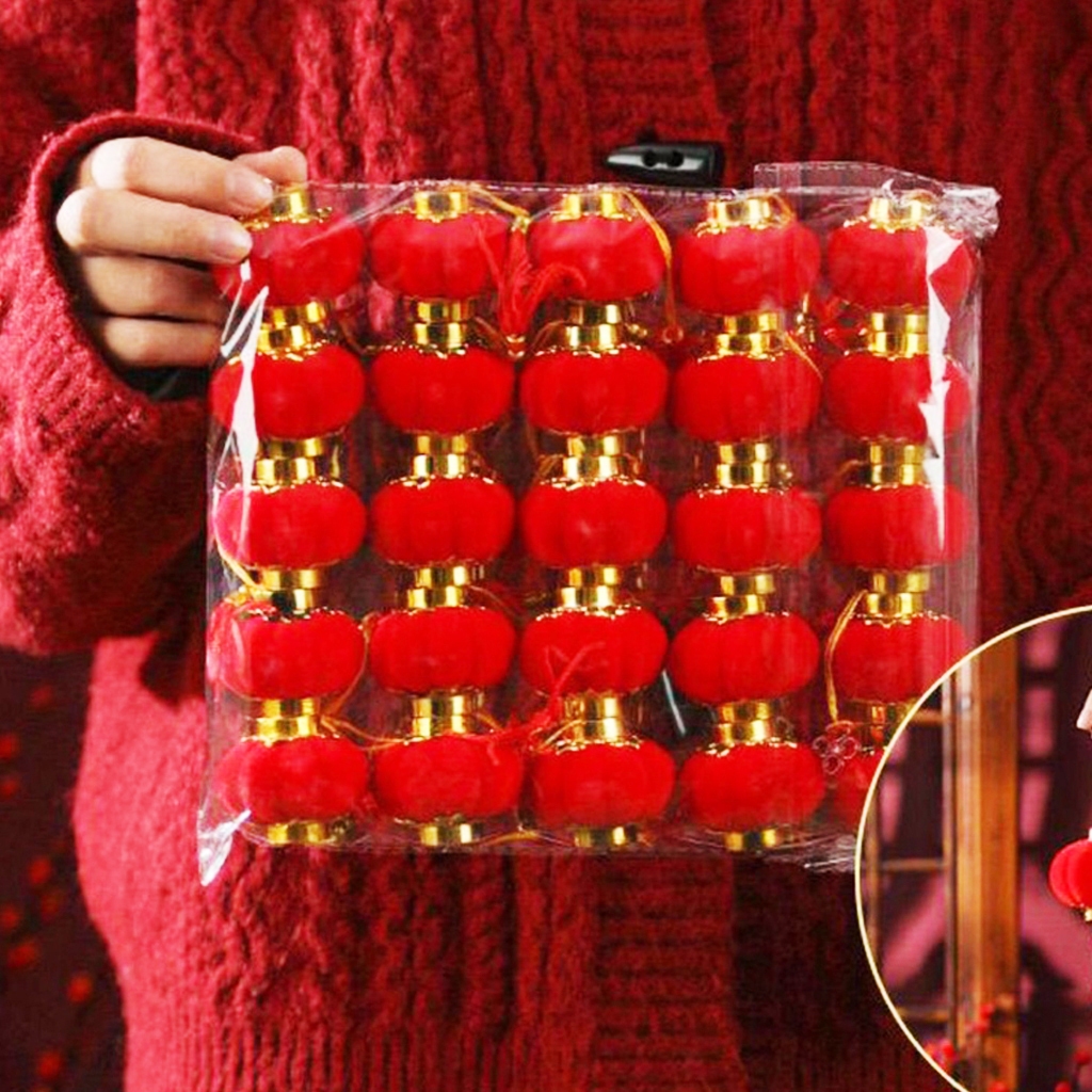 Jual HIASAN IMLEK GANTUNGAN POHON lampion sinchia angpao tahun baru