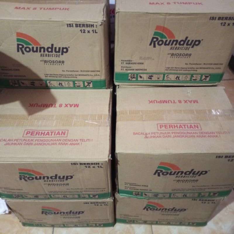 Jual Rundap 486 SL Obat Pembasmi Rumput Liar 1 Liter Satu Dus isi 12Pcs ...