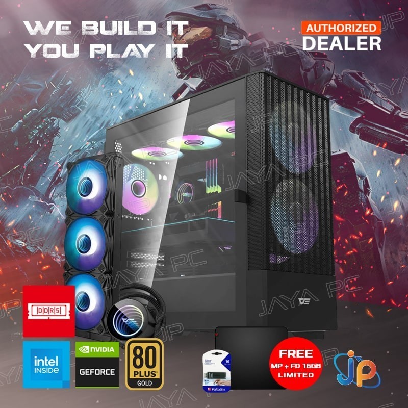 Jual GAMING POINT D5 GeForce RTX 4070 - PC I5 13400F | 16GB | SSD 512GB ...