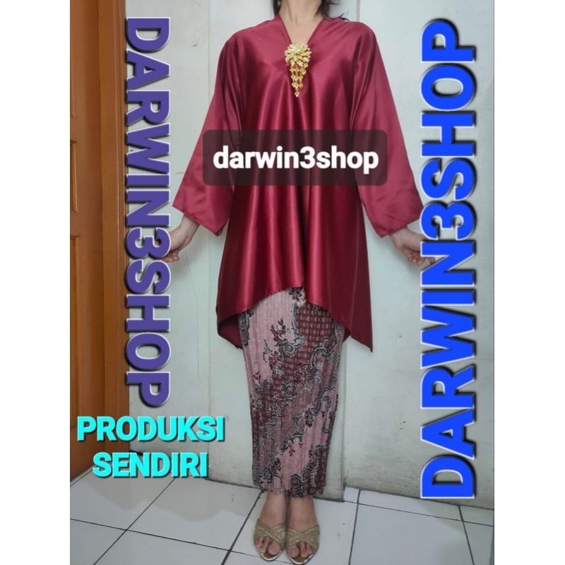 Jual TERLARIS KEBAYA TUNIK/TERMURAH KEBAYA MODERN/TERBARU KEBAYA SATIN