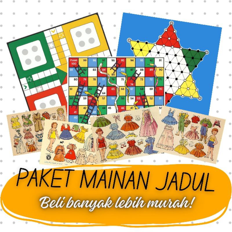 Jual PAKET MAINAN JADUL| HALMA ULAR TANGGA LUDO BP BP AN | Shopee Indonesia