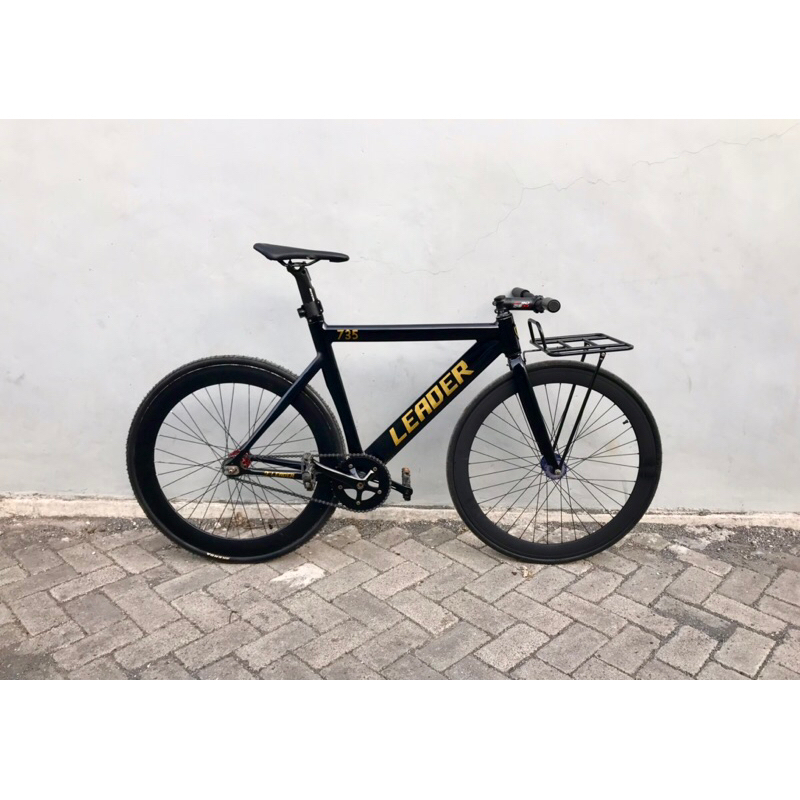 Jual frameset sepeda fixie leader 735 original | Shopee Indonesia
