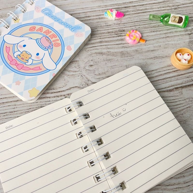 Jual Buku Notebook Sanrio Kecil Binder Sanrio Ukuran A7 Binder Melody ...