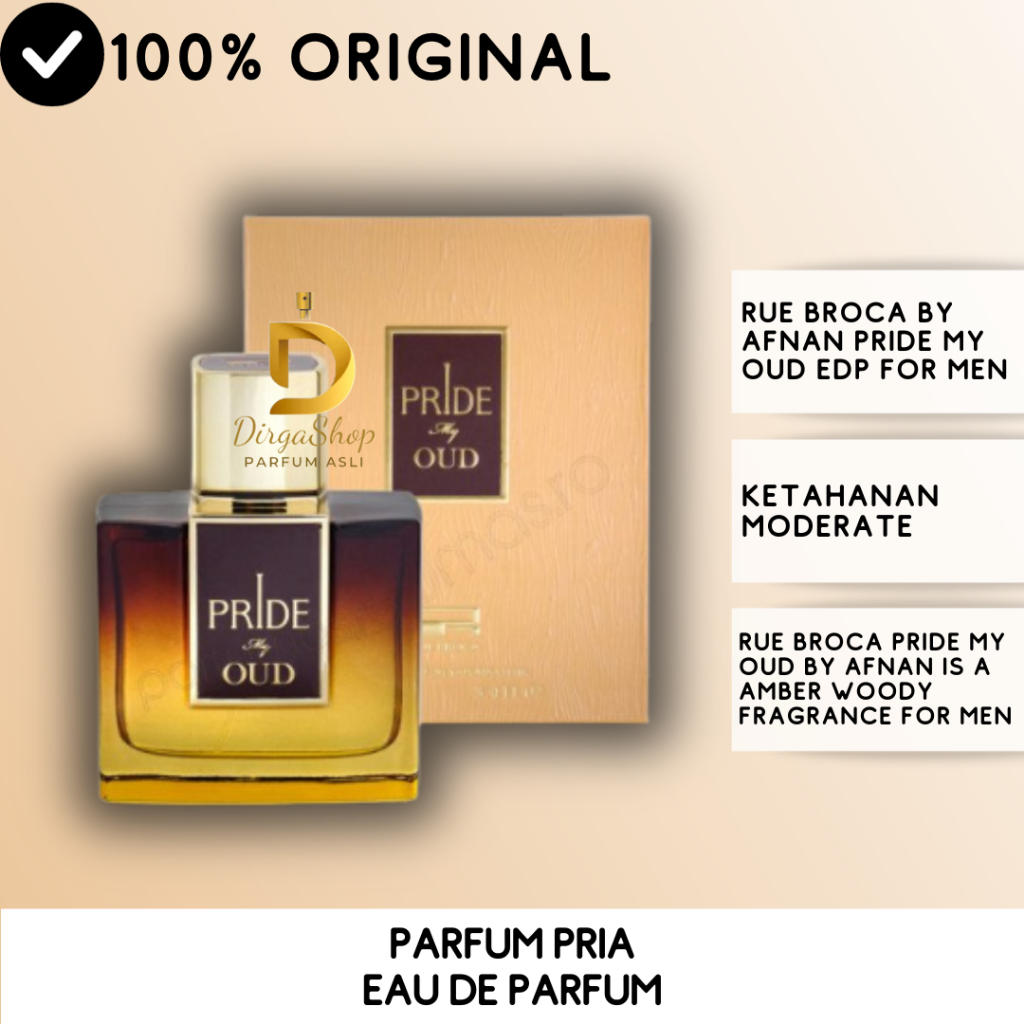 Jual RUE BROCA by AFNAN PRIDE MY OUD EDP For Men | Shopee Indonesia