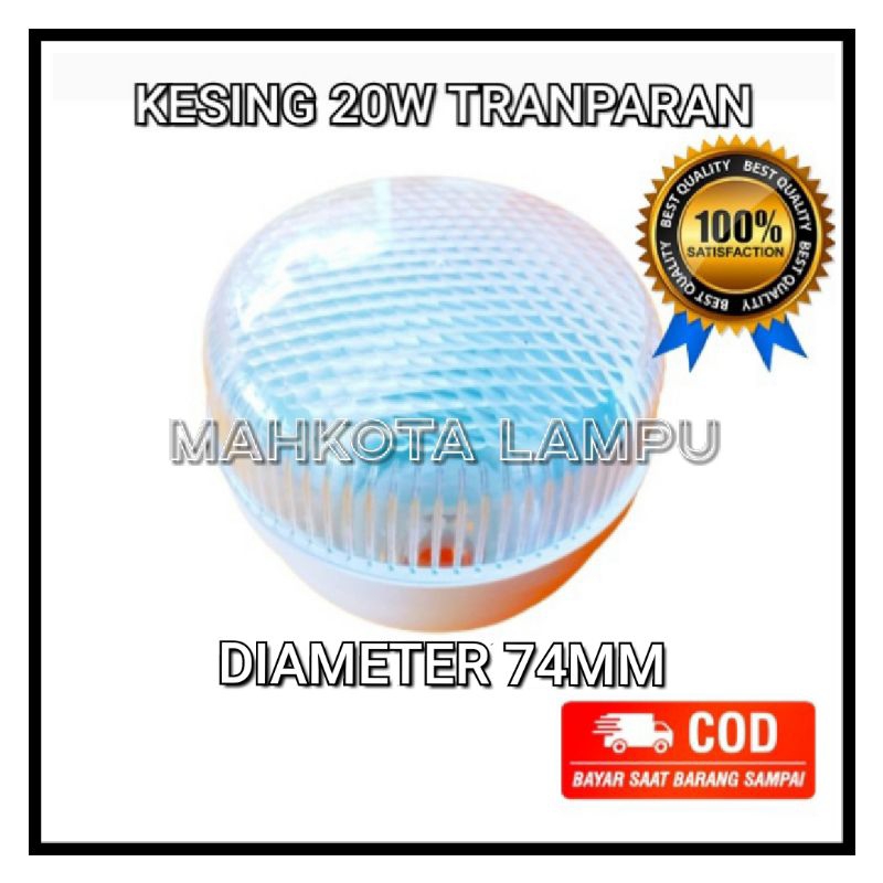 Jual Kesing Lampu Led W Tranparan Bm Shopee Indonesia