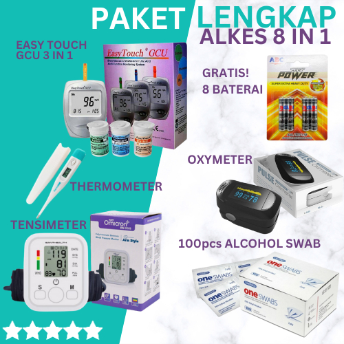 Jual Paket Alat Kesehatan Tensimeter Digital Easy Touch Gcu 3 In 1