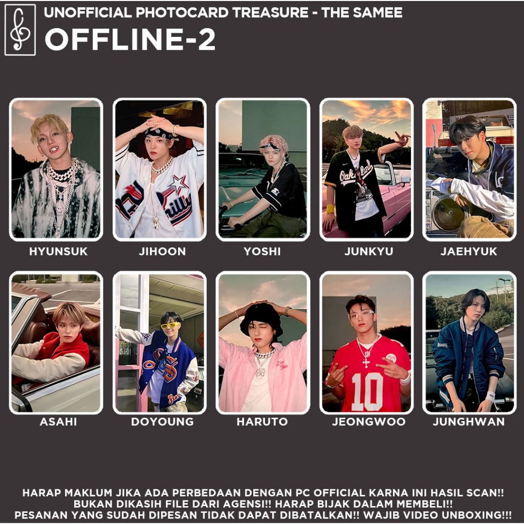 Jual [TREASURE] THE SAMEE CHRISTMAS PHOTOCARD UNOFFICIAL