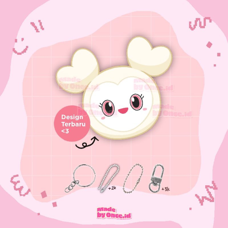 Jual TWICE Lovely/Laburi Acrylic 2 side Keychain by madebyonce.id ...