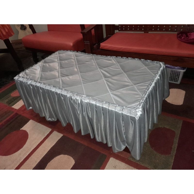 Jual TAPLAK MEJA TAMU RUMBAI POLOS plus BUSA 1 Warna(Baca deskripsi dan ...