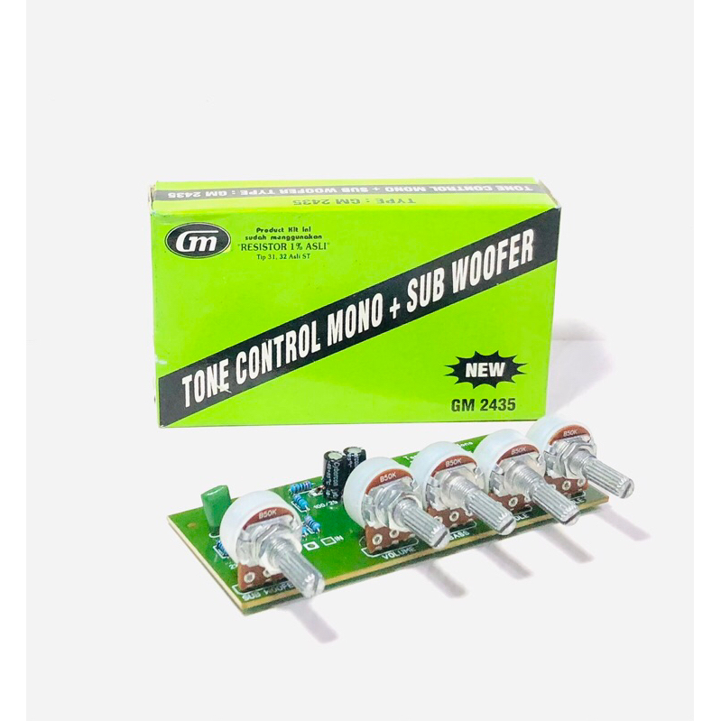 Jual Kit Tone Control Mono GM 2435 Plus Subwoofer Hijau | Shopee Indonesia