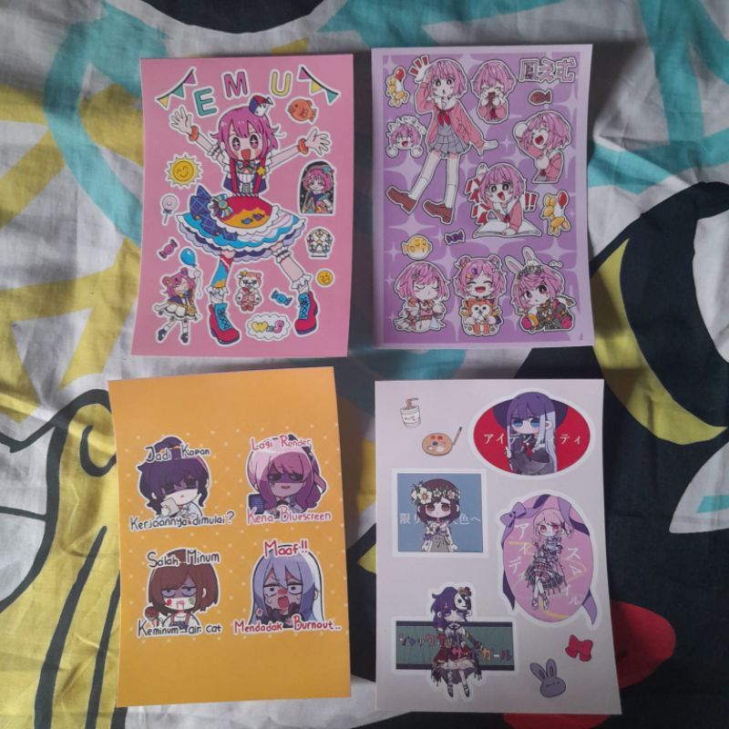 Jual Project Sekai Sticker Sheet Emu Otori And N25 Fanart! | Shopee ...