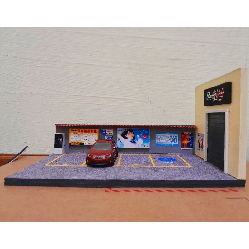 Jual Diorama Times Tempat Parkir Jepang | Japanese Times Parking Lot ...