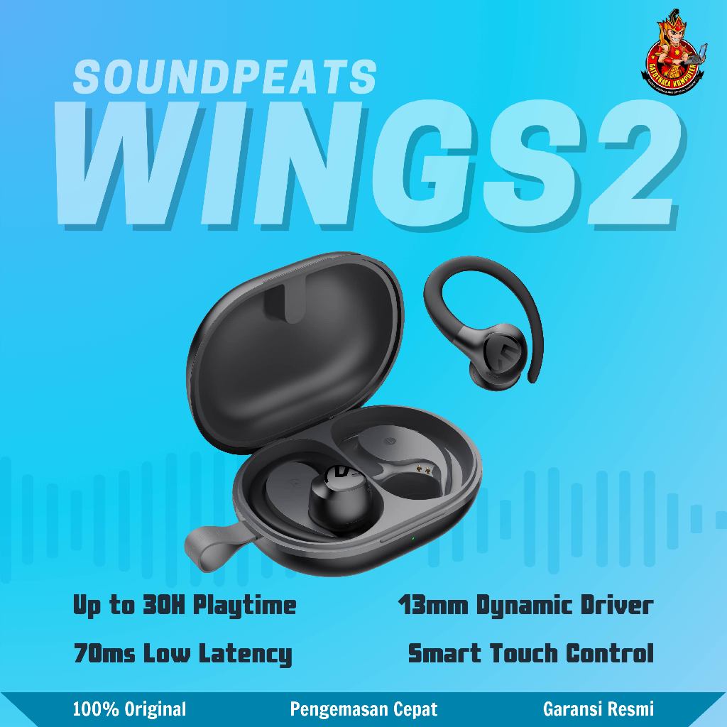 Jual Soundpeats Wings2 Over Ear Bluetooth Long Lasting Headphones Tws Wings 2 Shopee Indonesia