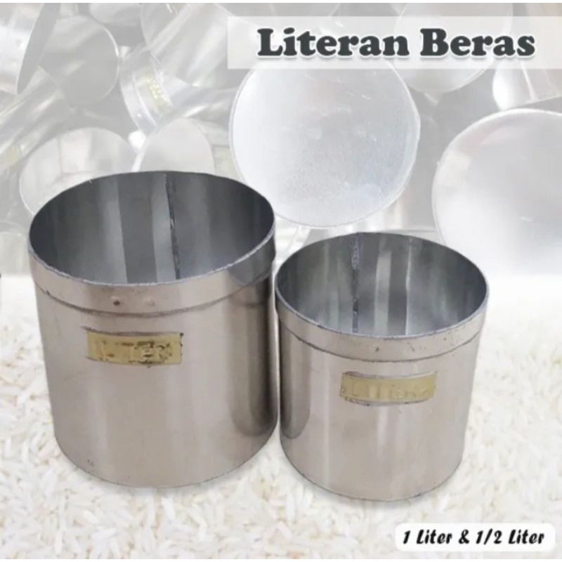 Jual Literan beras Takaran beras ukuran 2 liter & 1 liter | Shopee ...