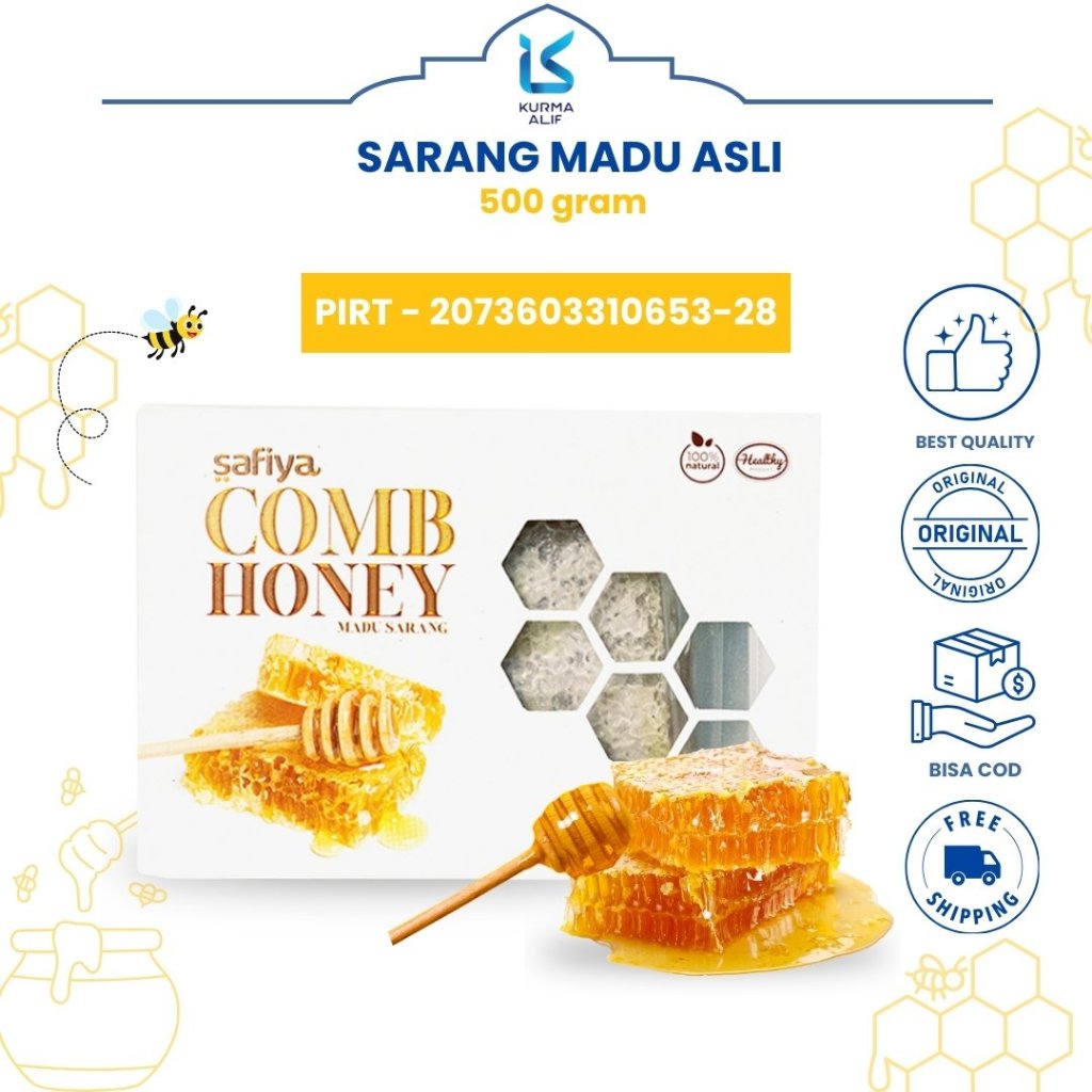 Jual Madu Sarang 500 Grams Murni Asli Original Premium Mellifera