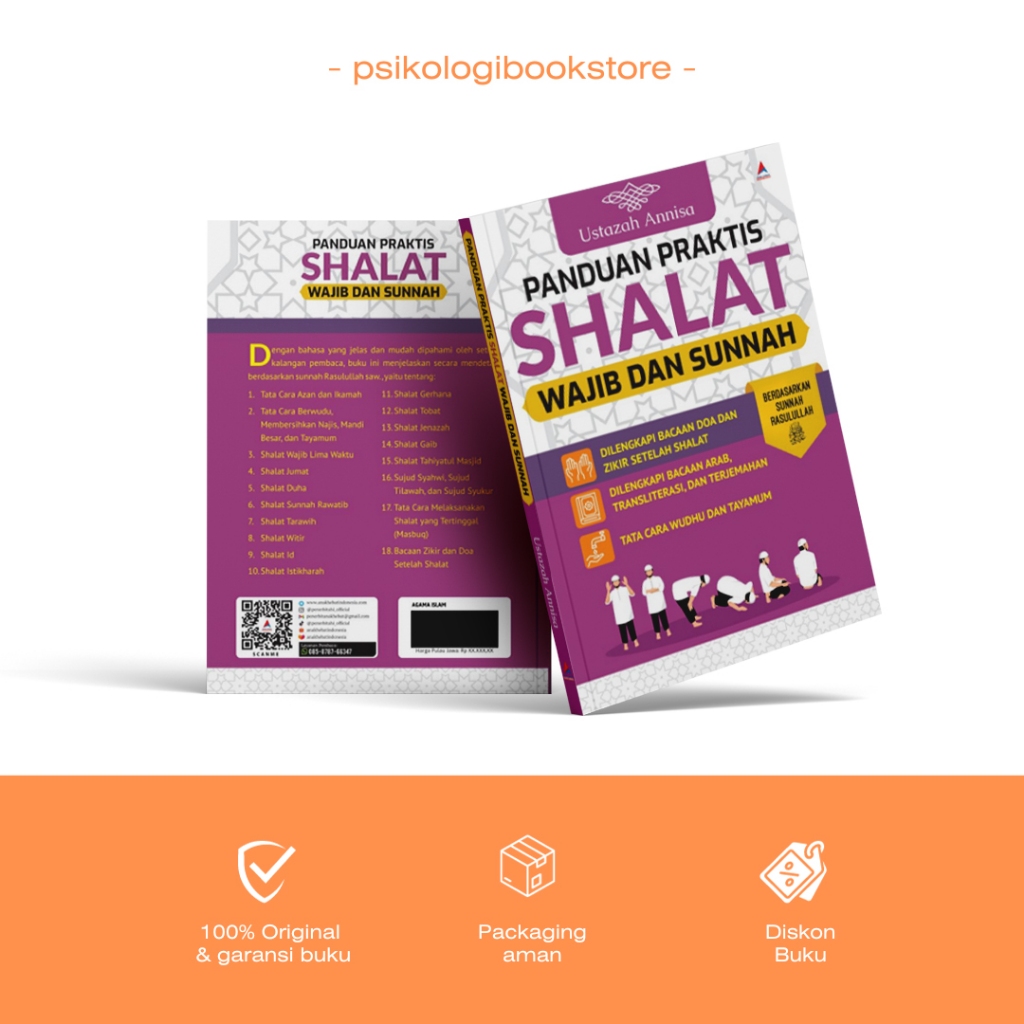 Jual Buku Panduan Praktis Shalat Wajib Dan Sunnah Tata Cara Wudhu Dan