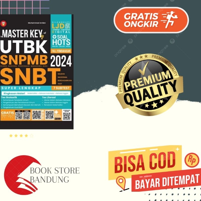 Jual BUKU THE MASTER KEY OF UTBK SNPMB SNBT 2024 | Shopee Indonesia