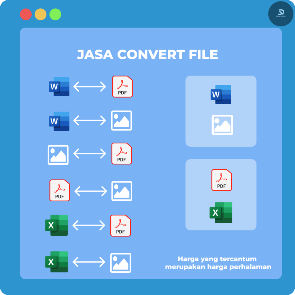Jual JASA CONVERT FILE WORD, EXCEL, GAMBAR, PDF | Shopee Indonesia