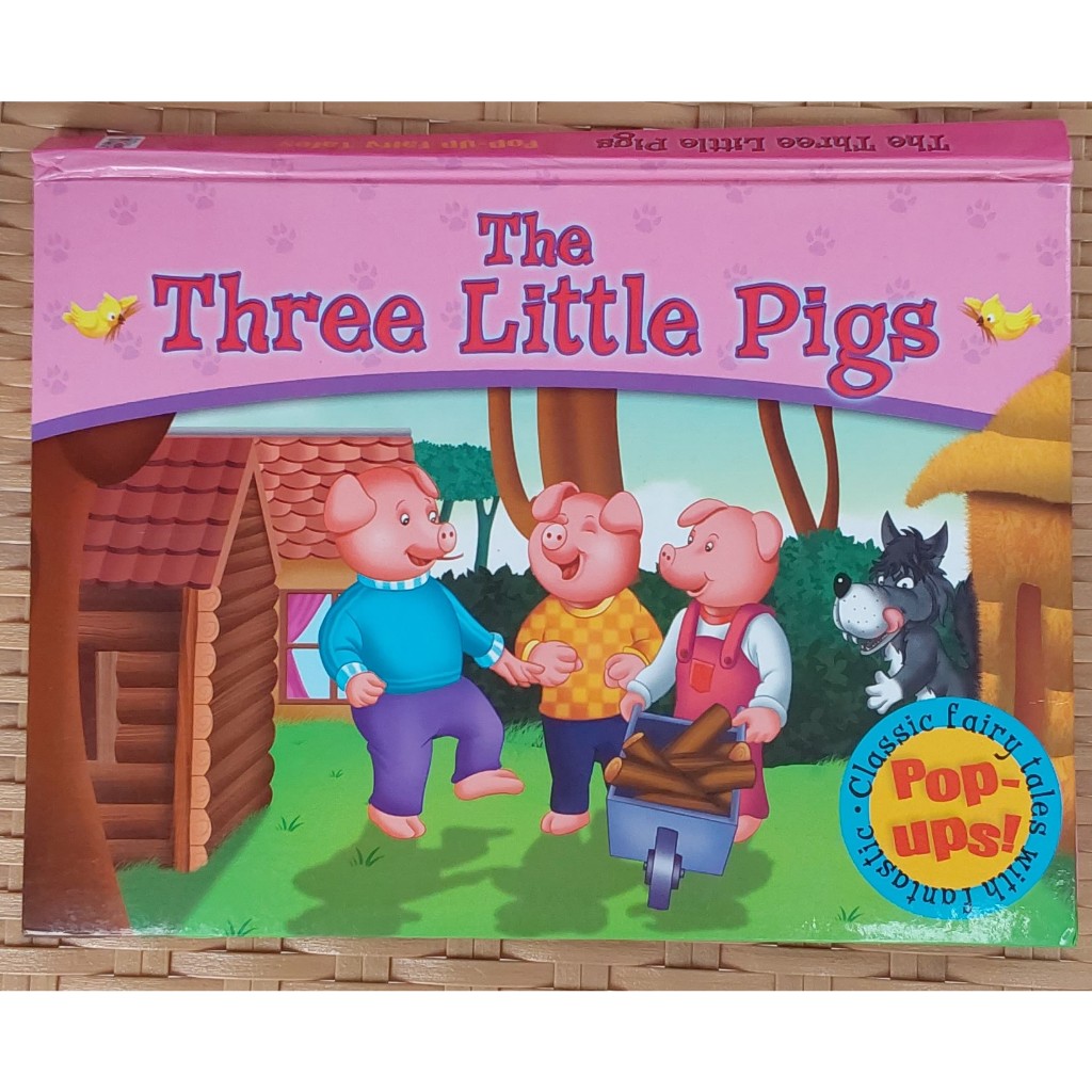 Jual HARDBACK - The Three Little Pigs Pop Up Book, 2018, (English/buku ...