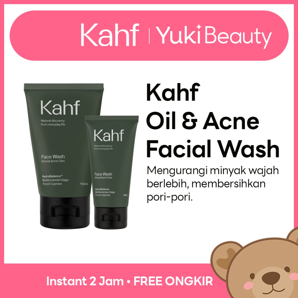 Jual YUKI Manado Kahf Oil & Acne Care Face Wash 50ml & 100ml | Shopee