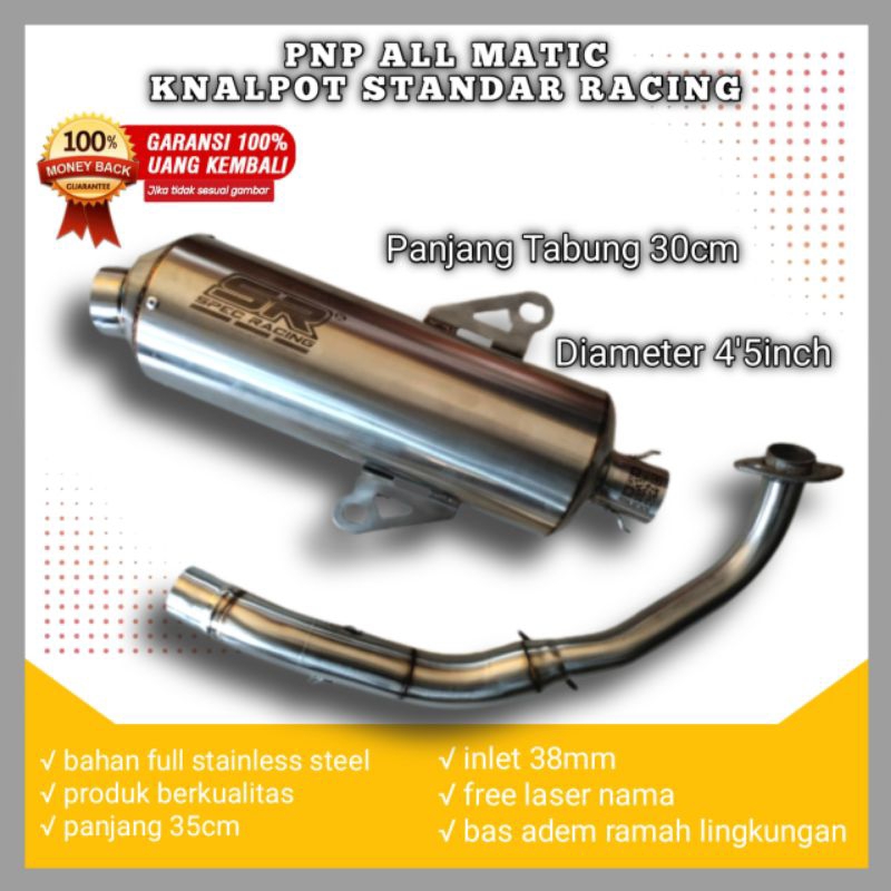 Jual Promo Knalpot Std Racing Aerox Nmax Pcx Lexy Beat Mio Scoopy Pcx ...