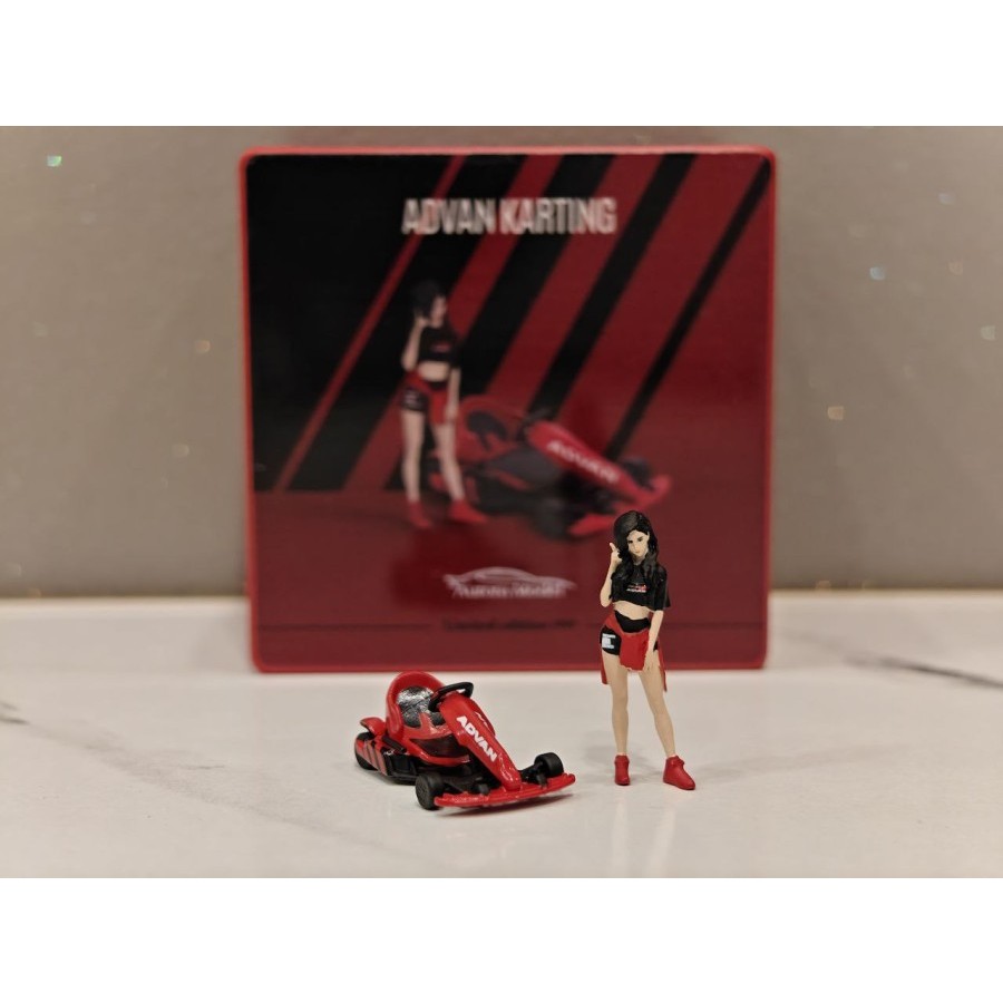Jual Time Micro Aurora Model Go Kart Advan Karting Edition With Figure Shopee Indonesia