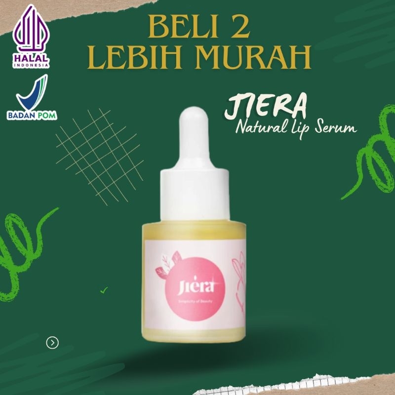 Jual JIERA Natural Lip Serum 20ml ORIGINAL Lip Care Serum | Untuk Bibir ...