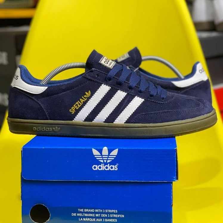 Sepatu Sneakers Pria Wanita Adidas Handball Spezial Samba Hamburg Dragon  Garis Tiga High Quality 100% Premium Garde Green Army Made In Vietnam