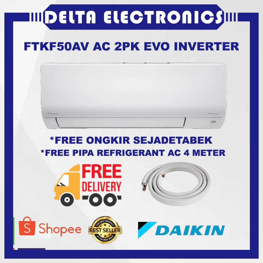 Jual Ac Daikin Evo Inverter Pk Pk Ftkf Ftkf Unit Only Shopee Indonesia