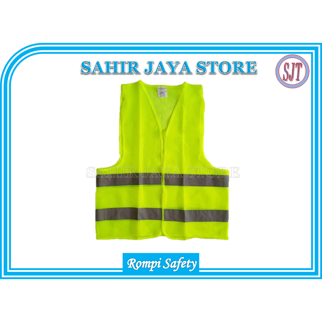 Jual Rompi Proyek Safety Polyester Line Safety Vest Proyek