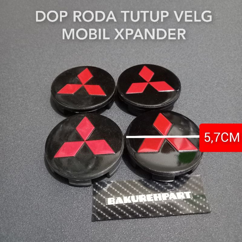 Jual Dop roda tutup velg mobil MITSUBISHI XPANDER diameter 5,7cm logo ...