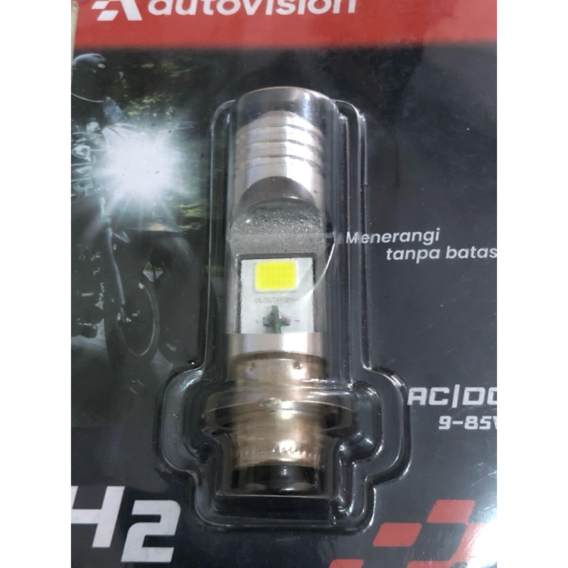 Jual LAMPU LED H2 M5 6500K 12V 7W/7W AUTOVISION | Shopee Indonesia