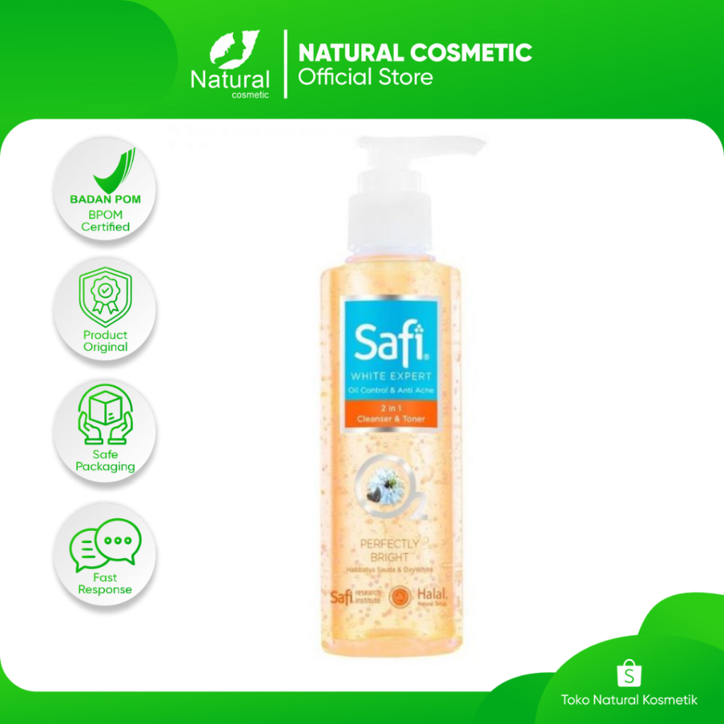 Safi 2 in 1 cleanser and deals toner oil control and acne