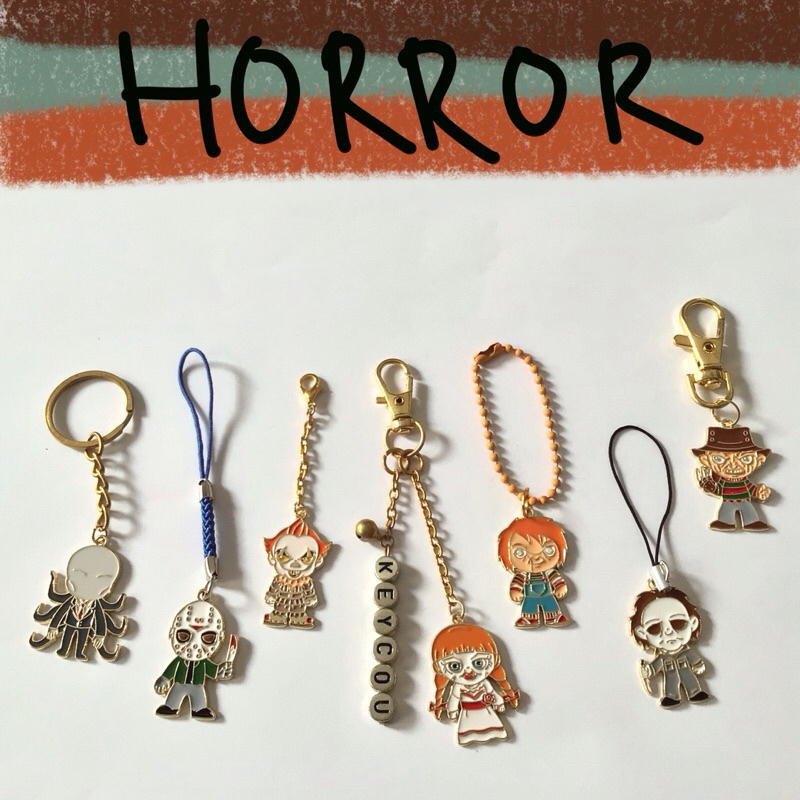 Jual Gantungan/Bandul Karakter Horror Halloween Anabelle Chucky Myers ...