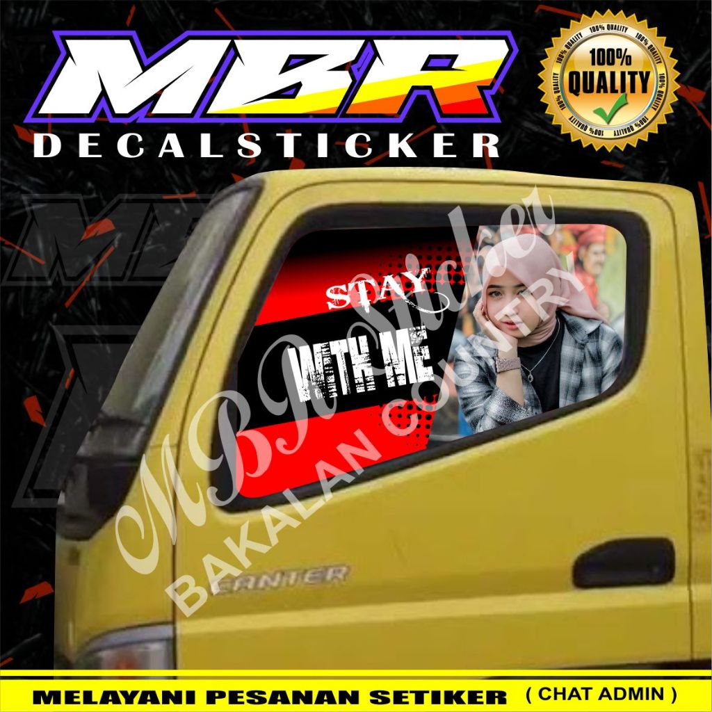 Jual STIKER KACA TRUK CANTER,STIKER ONEWAY CANTER,,STIKER KACA TRUK ...