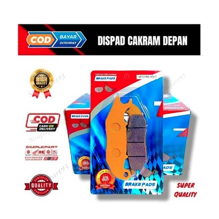 Jual Discpad Dispad Kampas Rem Cakram Depan Honda Vrd Megapro New Primus New Mono