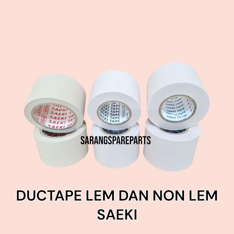 Jual Duct Tape Lem Saeki Duct Tape Non Lem Saeki Daktip Lem Saeki Daktip Non Lem Saeki