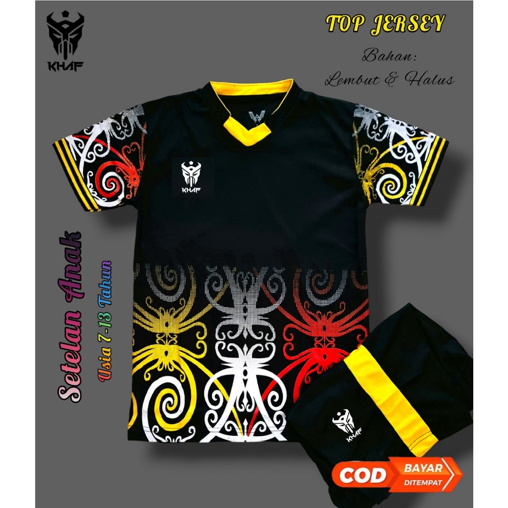 Jual Setelan Baju Bola Anak Sekolah Sepak Bola Umur Sampai 14
