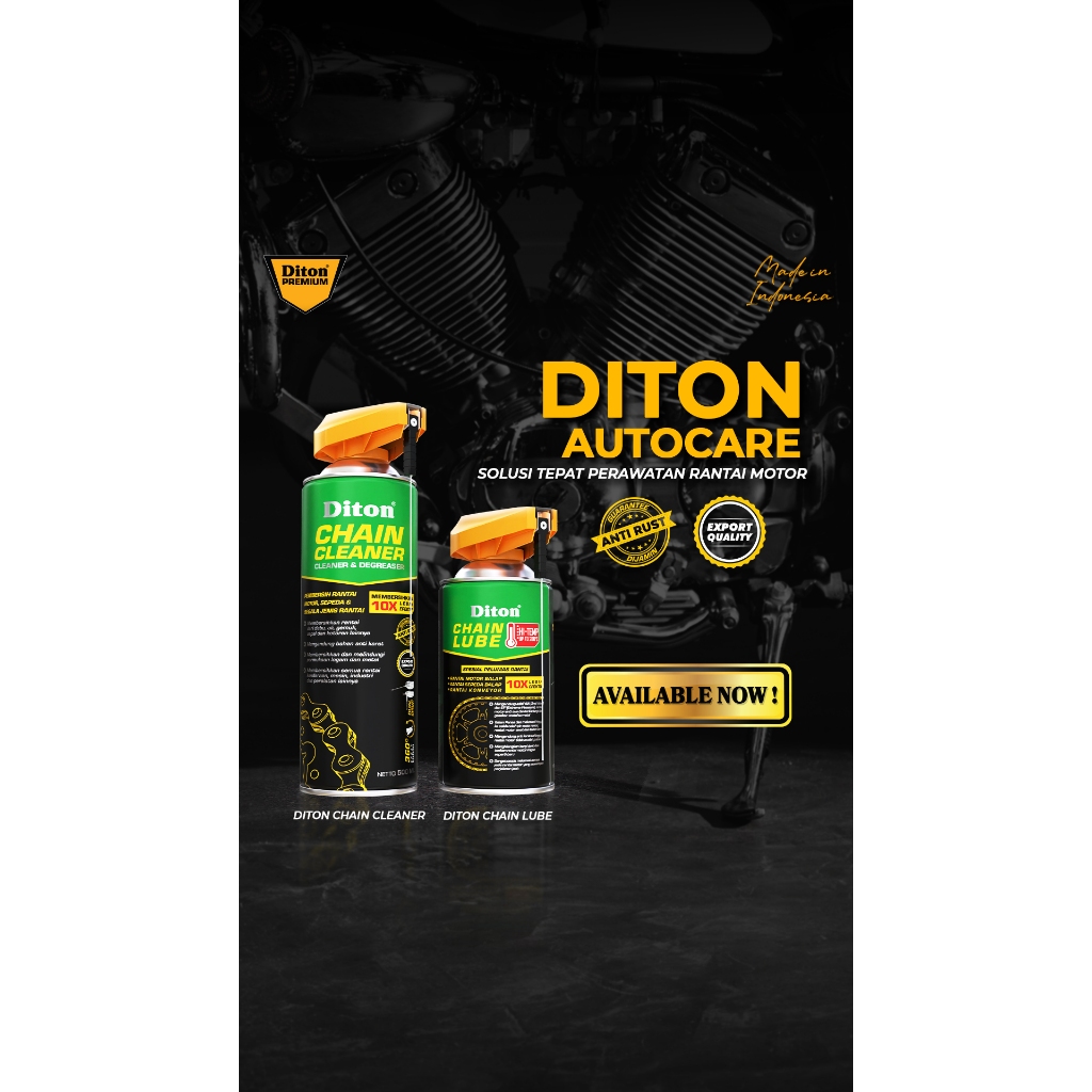 Jual Paket Hemat DITON (Chain Cleaner dan Chain Lube ) Shopee Indonesia
